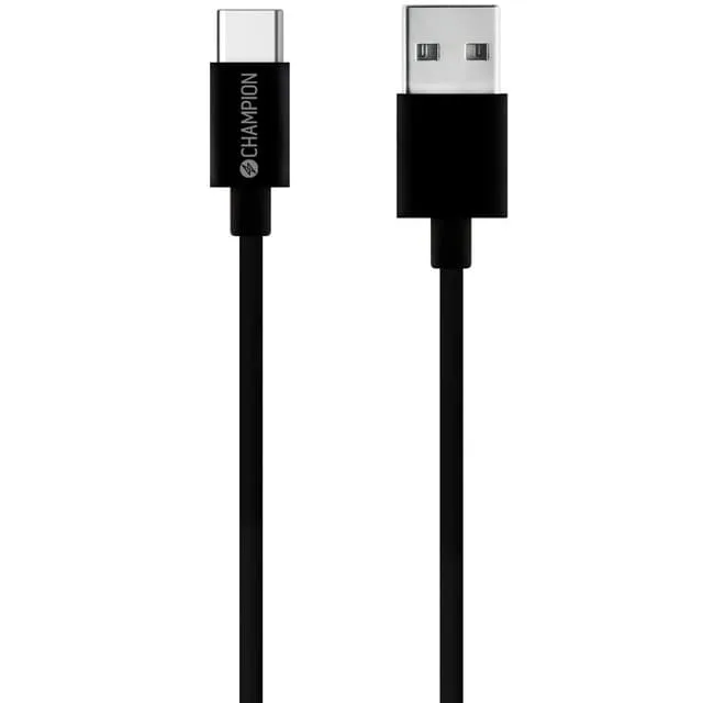 Champion USB-A till USB-C Kabel 3m Svart