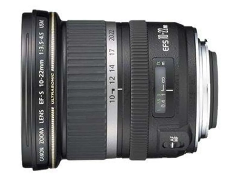 Canon EF-S 10-22mm 1:3,5-4,5 USM Vidvinkelobjektiv f/3.5