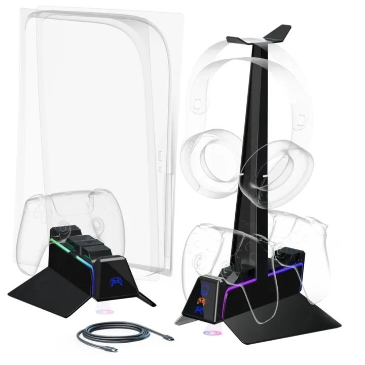 Oniverse PS5 SNABB LADDSTATION – SVART