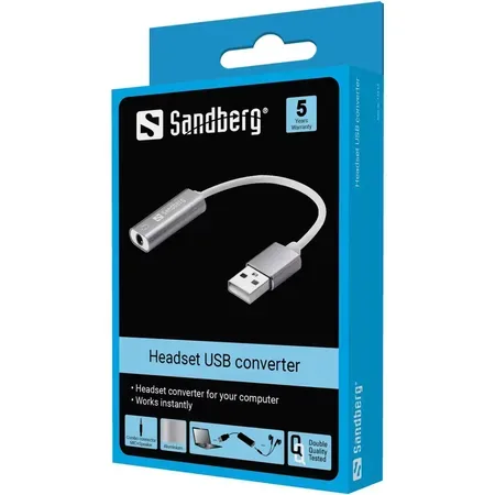 Sandberg headset 3.5mm 4-pæl