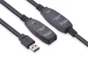 USB 3.0-förlängningskabel Elivi, Typ A, aktiv, 15 meter