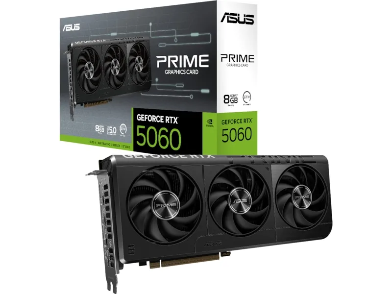 Asus GeForce RTX 5060 PRIME 8 GB GDDR7, HDMI/3xDP