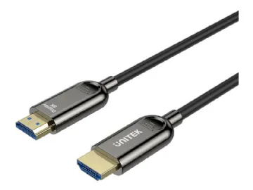 Unitek - HDMI-kabel - HDMI hane till HDMI hane - 1.5 m - svart, rymdgrå - 8K60Hz stöd