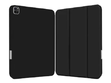 4smarts - Vikbart fodral för surfplatta - termoplastisk polyuretan (TPU), polyuretanläder - svart - för Apple 11-inch iPad Pro (M4)
