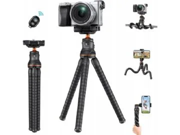 Kf Stativ Flexibelt Stativhuvud 3d Hållare Kamera Kamera Telefon K&f Ms-01