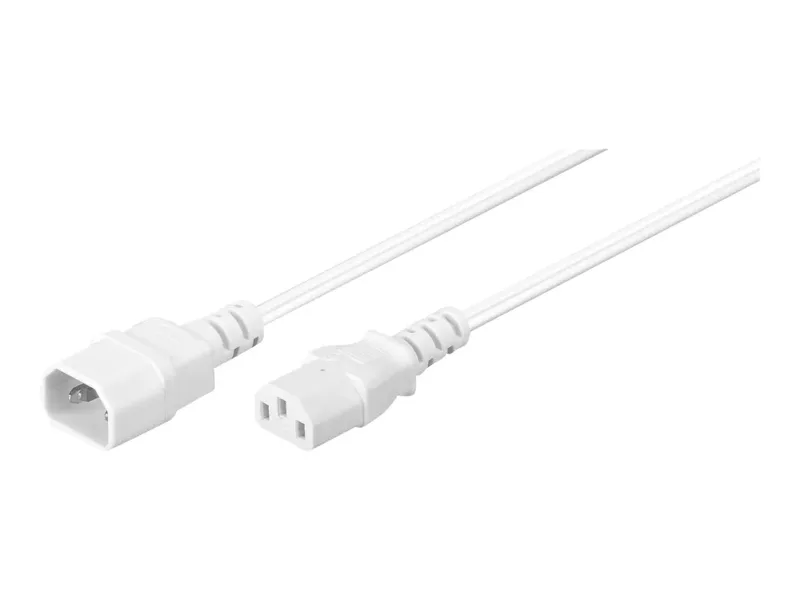 goobay - Strömkabel - strömförsörjning IEC 60320 C13 till IEC 60320 C14