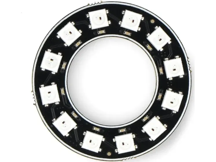 Raspberry Pi RGB LED-ring WS2812-12