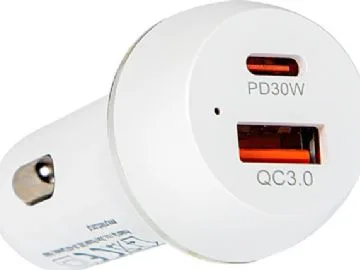 Blåsladdare för bil USB+USB-C