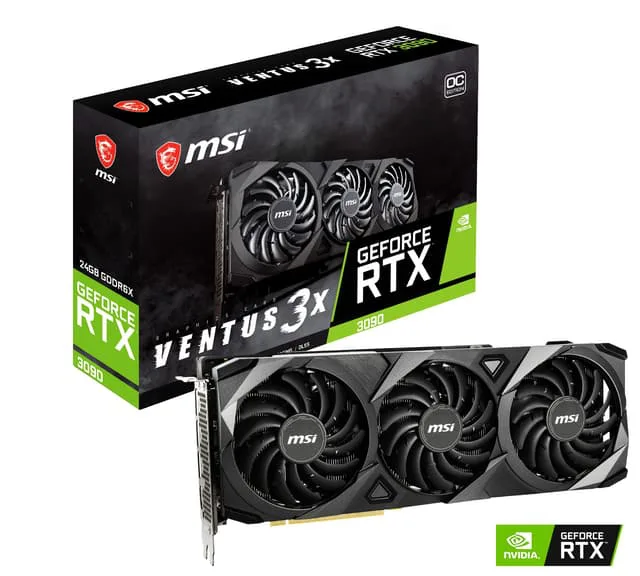 MSI GeForce RTX 3090 24GB VENTUS 3X