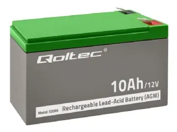 Qoltec - UPS-batteri (lång batteritid)
