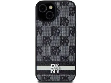 Etui DKNY Leather Checkered Mono Pattern & Printed Stripes na Samsung Galaxy S24 Ultra