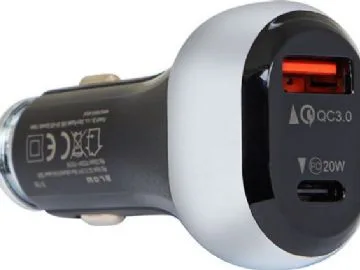 Blow 75-777# billaddare gn.usb+usb-c 38w g38a