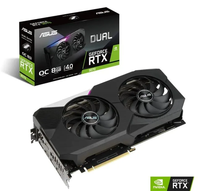 Asus GeForce RTX 3070 8GB DUAL