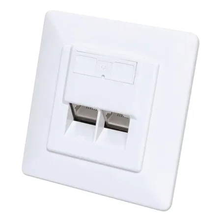 Intellinet 771900 nätverksuttag 2 x RJ-45, vit