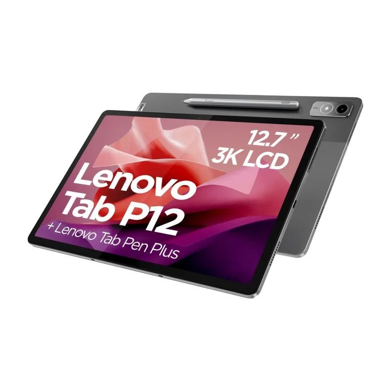 Lenovo Tab P12 128 GB Wi-Fi (med Penna) 12,7" surfplatta, grå