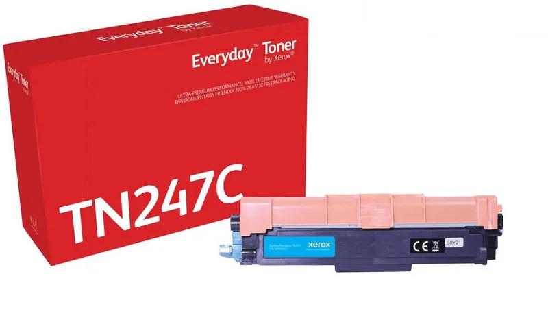 Xerox Brother TN-247C Miljötoner, 2300 sidor, Cyan
