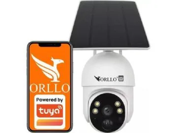 ORLLO IP-kamera Trådlös 4G LTE PTZ-kamera med solpanel Orllo TZ1 PRO