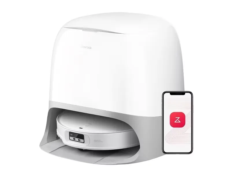 Roborock Qrevo CurvX robotdammsugare vit