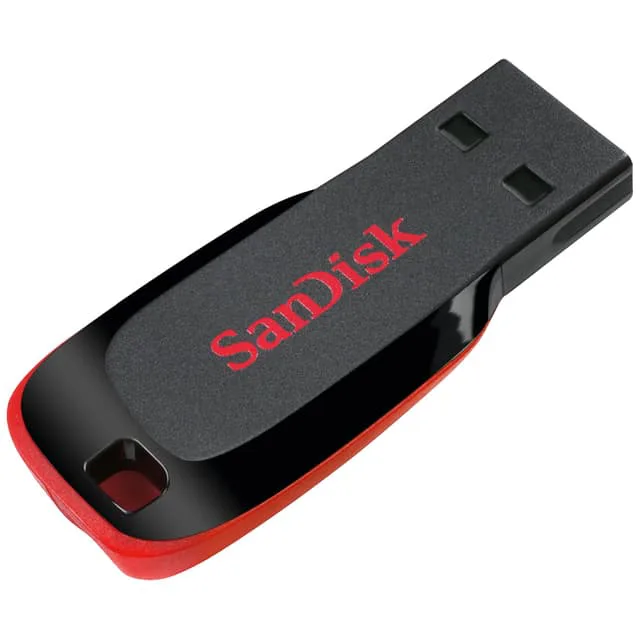 Sandisk USB-minne 2.0 Blade 128GB Svart