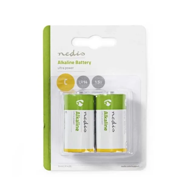 Nedis Alkaliskt batteri C
