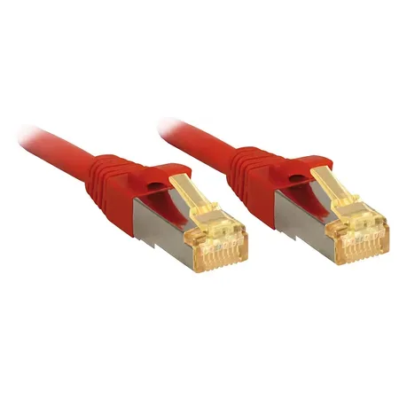 Lindy 47290 nätverkskabel Cat7 S/FTP 0,3 m röd