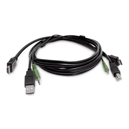 StarTech.com SKHDMMKVM-10-TAA KVM-kabel 3 m, svart