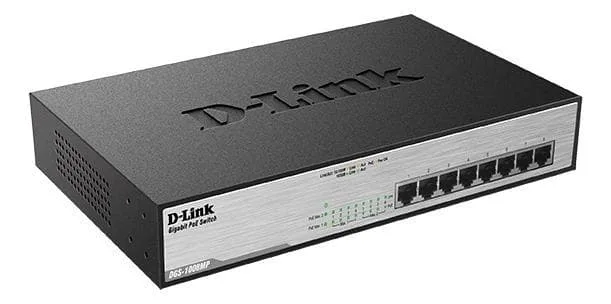 D-Link PoE nätverksswitch