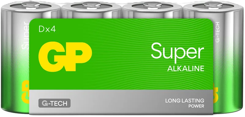 GP Batteries GP Super Alkaline D-batteri, 1,5 V, 2-pack