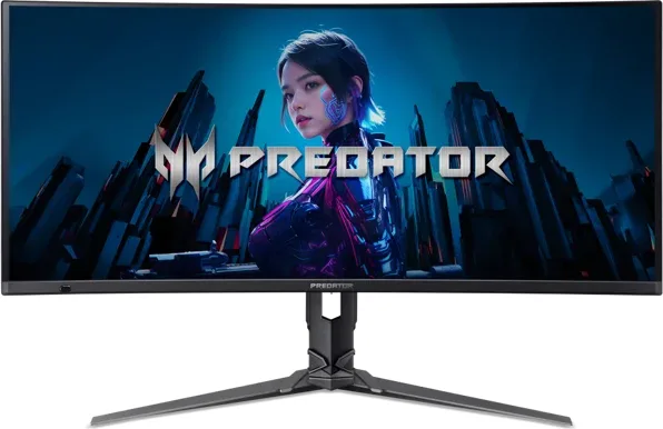 Acer Predator X34X5 34 tum QD-OLED-skärm, WQHD, 240 Hz