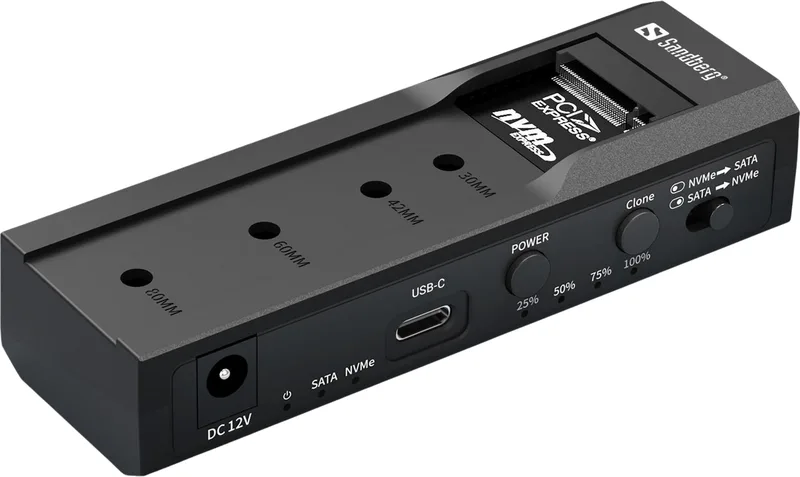 Sandberg USB 3.2 Cloner Dock for M.2+NVMe+