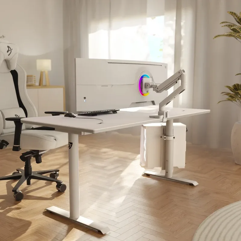 Arozzi Alzare Neo Pro skärmfäste, vit