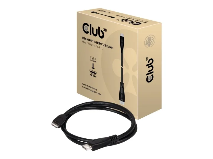 Club 3D Mini HDMI 2.0 till HDMI 2.0 1 m 4K60Hz