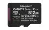 Micro Secure Digital SDXC 512 GB Kingston Canvas Select Plus Gen3