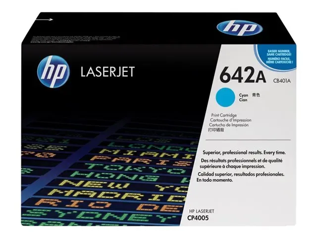 HP 642A - Cyan - original - LaserJet - tonerkassett