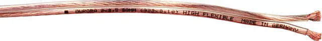 Qnect högtalarkabel 2 x 2.5mm² (100m/transparent)