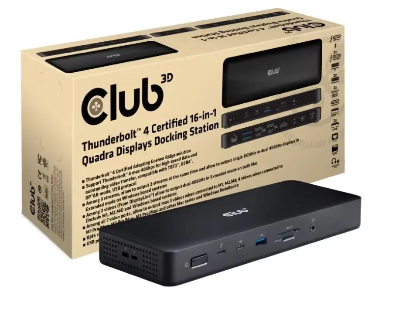 Club 3D 16-in-1 dockningsstation