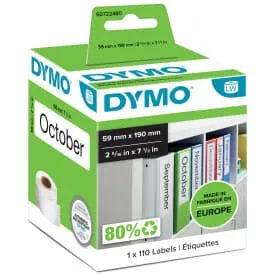 DYMO LabelWriter långa etiketter, 59x190mm, 110st (S0722480)