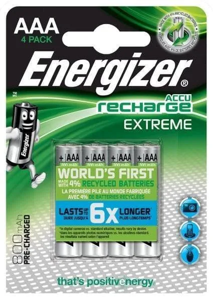 Energizer Recharge Extreme HR03 batteri