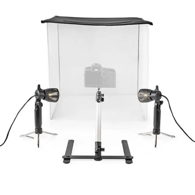 Nedis Fotostudiosats 60 x 60 cm 2800 K vikbar