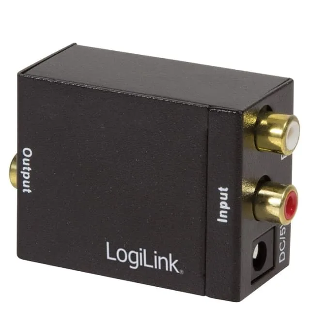 LogiLink CA0102 Toslink / RCA Audio Adapter [2x RCA-hona, RCA-hona