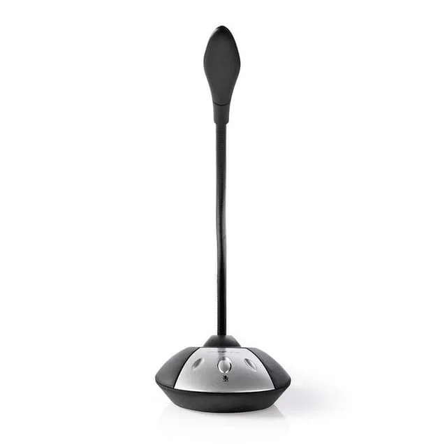 Nedis Mikrofon USB Svart/Grå
