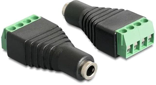 DeLOCK adapter, 3,5mm stereo ho till 4-pin terminalblock