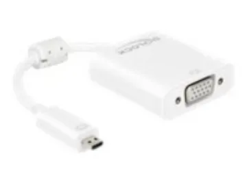 Delock Adapter HDMI Micro-D male > VGA female with Audio