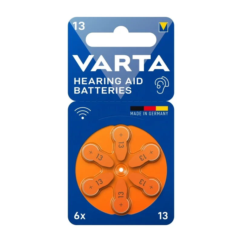 Varta 13 batterier för hörapparat 7042215 (6-pack)