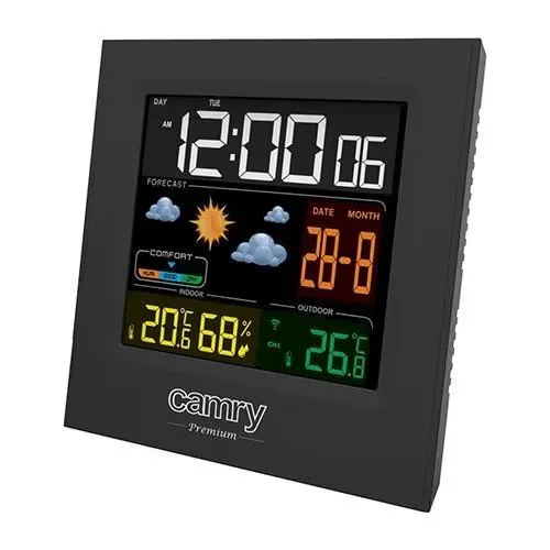 Camry Premium väderstation med färgdisplay