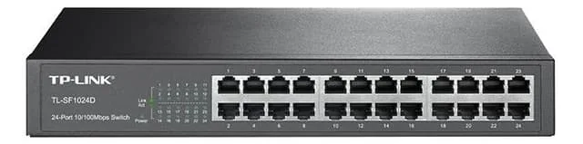 TP-Link TL-SF1024D, 24xRJ45, 10/100Mbps, desktop, svart