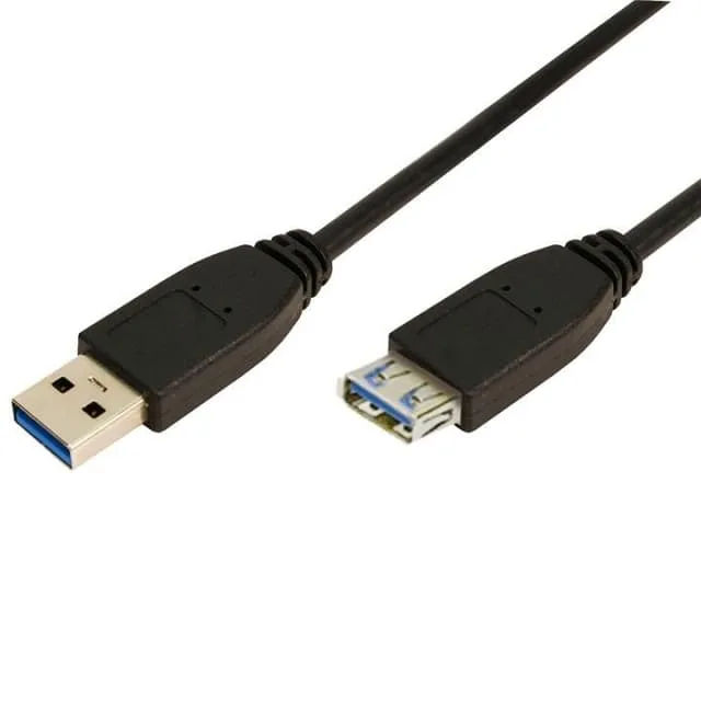LogiLink: USB 3.0-Förlängningskabel USB Hane