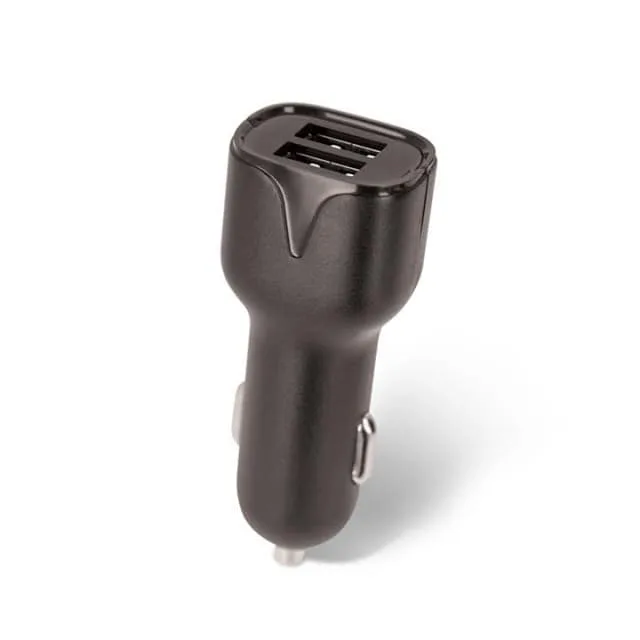 Setty Billaddare 2 x USB-uttag 1.4A, Svart