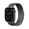 Apple Watch Series 11 GPS + Cellular 46mm Skiffer Titanboett med Slate Milanese Loop