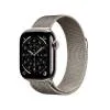 Apple Watch Series 11 GPS + Cellular 42mm Guld Titanboett med Guld Milanesisk loop